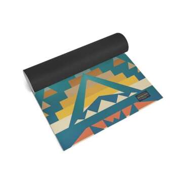 Pendleton x Yune Yoga 6mm PER Yoga Mat Premium All Purpose Exercise and Fitness Mat, Eco-Friendly, E...