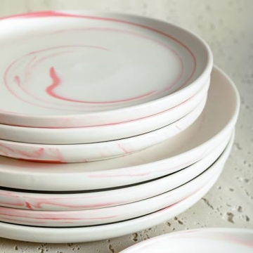 Stone Lain Brighton 16 Piece Dinnerware Set in Pink