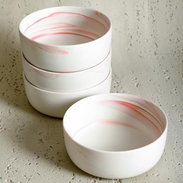 Stone Lain Brighton 16 Piece Dinnerware Set in Pink