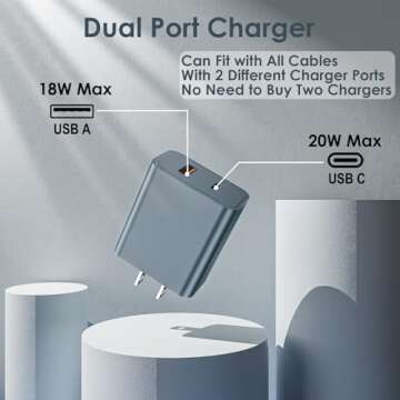 4FT Multi Fast Charging Cable for Apple Watch Charger