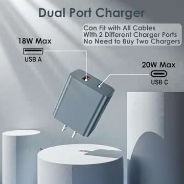 4FT Multi Fast Charging Cable for Apple Watch Charger