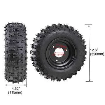 WPHMOTO Rear Axle Kit for Go-Karts and Trikes