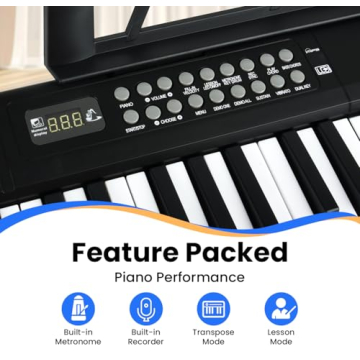 61 Key Keyboard Piano - Portable Learning Fun for All
