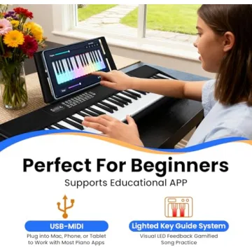 61 Key Keyboard Piano - Portable Learning Fun for All