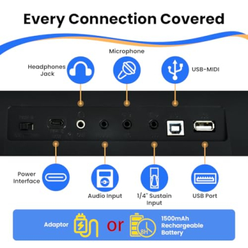 61 Key Keyboard Piano - Portable Learning Fun for All