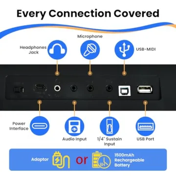 61 Key Keyboard Piano - Portable Learning Fun for All