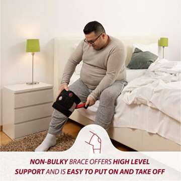 KARM Plus Size Knee Brace for Women & Men Plus Size - Adjustable Knee Support Brace for Meniscus Tea...