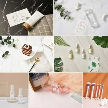 Photography Backdrop Product Photo Background: Small Product Photoshoot Props kit for Food Jewelry Mini Items Picture. (16x11.5inch Board Plus)