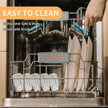 VOLCANOES CLUB 2oz Glass Jars with Lids - Glass Shot Bottles Set for Liquids, Juicing, Ginger Shot, Sample - Small Containers with Screw Caps - Clear Mini Round Bottles - Leakproof/Wide Mouth - 8 pack