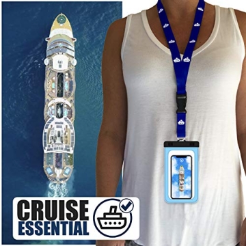 Waterproof Phone Lanyard for Cruises Touch Screen Compatible