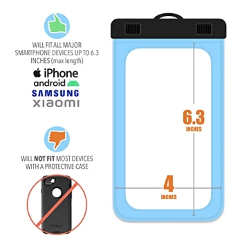 Waterproof Phone Lanyard for Cruises Touch Screen Compatible