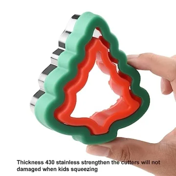 4 Inch Christmas Tree Sandwich Cutter for Fun Meals