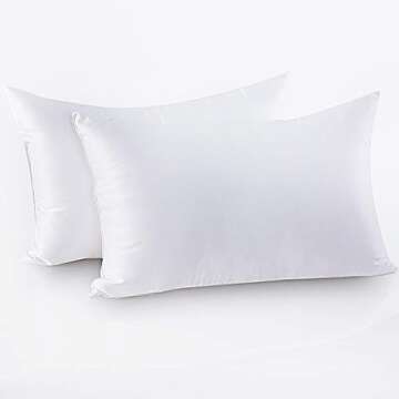 Friendriver Luxury Hotel Quality Bed Pillows - Set of 2