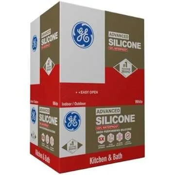 GE Advanced Silicone Caulk - 100% Waterproof & Flexible