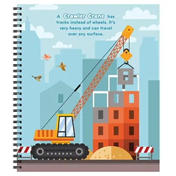 Brain Games Sticker by Letter Trucks Fun Educational Activity Book