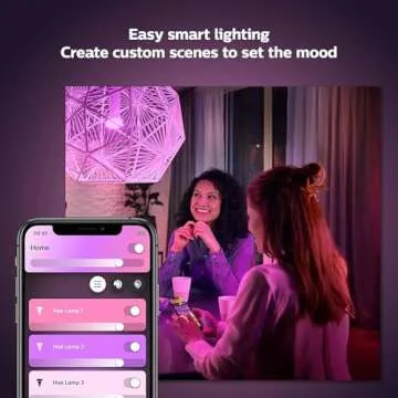 Philips Hue Motion Sensor + White Ambiance A19 LED Smart Bulb 2-Pack, Compatible with Alexa, Apple Homekit and Google Assistant, Bluetooth Compatible, Motion Sensor Requires Bridge
