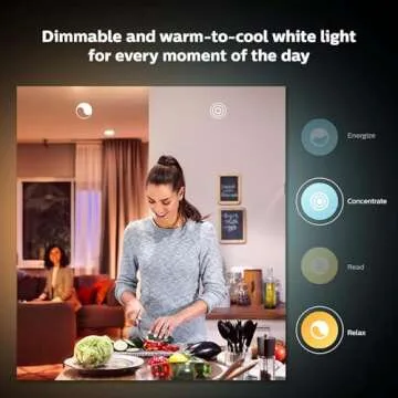 Philips Hue Motion Sensor + White Ambiance A19 LED Smart Bulb 2-Pack, Compatible with Alexa, Apple Homekit and Google Assistant, Bluetooth Compatible, Motion Sensor Requires Bridge
