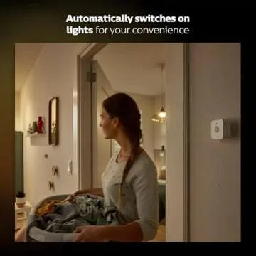 Philips Hue Motion Sensor + White Ambiance A19 LED Smart Bulb 2-Pack, Compatible with Alexa, Apple Homekit and Google Assistant, Bluetooth Compatible, Motion Sensor Requires Bridge