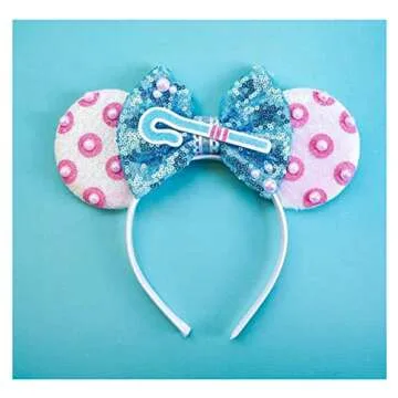 Atvscay Buzz Light Year Mouse Ears headband Classic Sequin Ears For Toy Story Inspired Party Girls C...