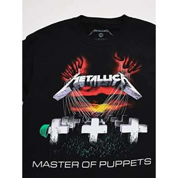 Metallica Men's Master of Puppets T-Shirt XX-Large Black - Rock Your Style!