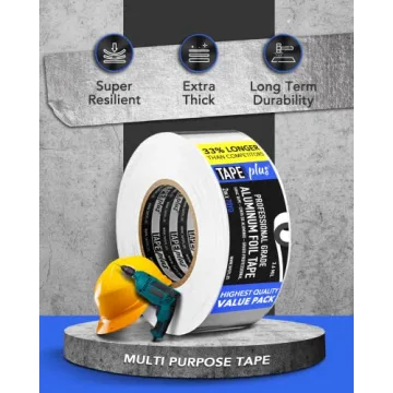 TapePlus 2 Inch Foil Tape for HVAC Sealing and Repair