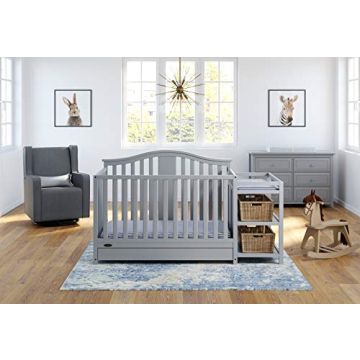 Graco Solano 4-in-1 Convertible Crib and Changer