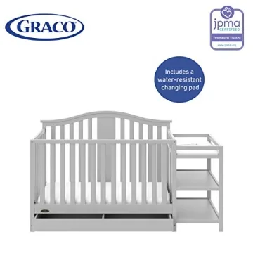 Graco Solano 4-in-1 Convertible Crib and Changer