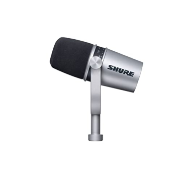 Shure MV7 USB Podcast Microphone for Perfect Audio