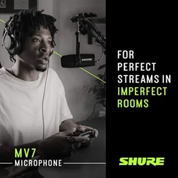Shure MV7 USB Podcast Microphone for Perfect Audio