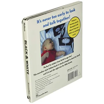 High Contrast Baby Board Book for Tummy Time