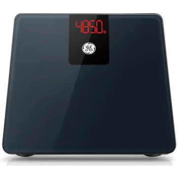 Sleek GE Bathroom Scale with 500lb Capacity & Bluetooth