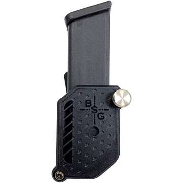 Black Scorpion Gear Competition Magazine Pouch Double Stack, IPSC, USPSA - Black - SGM1