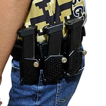 Black Scorpion Gear Competition Magazine Pouch Double Stack, IPSC, USPSA - Black - SGM1