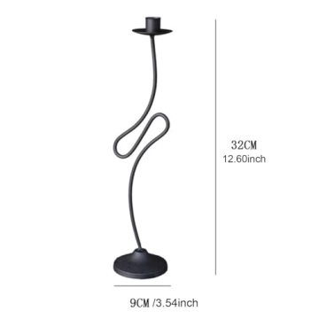 Rockible Vintage Style Candle Holder for Home and Weddings