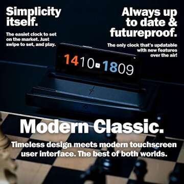 Tempest Classic Chess Clock/Dock - Just Dock Your own Phone and Play Your Favorite Board Games with ...
