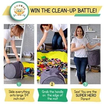 DaWikity Toy Storage Basket for Kids' Playroom Organization