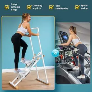 Niceday Stair Stepper for Home Exercise with 300LBS Capacity