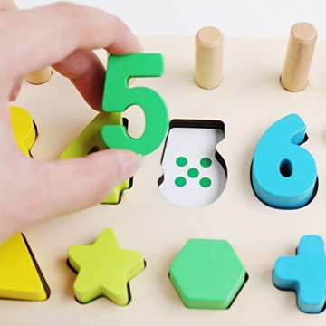 Montessori Math Shapes Toy for Early Education Fun