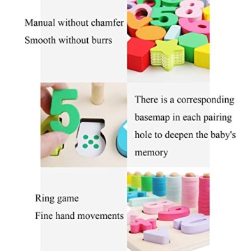 Montessori Math Shapes Toy for Early Education Fun