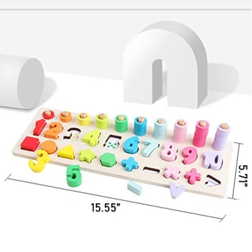 Montessori Math Shapes Toy for Early Education Fun