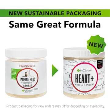 InClover, Dog Heart Health Supplement BioVibrant, Helps Support Dog Heart Health, Dog Supplement Tre...