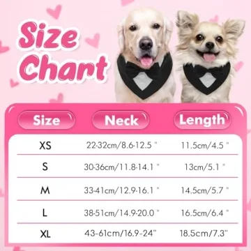 FUAMEY Adjustable Dog Tuxedo for Special Occasions