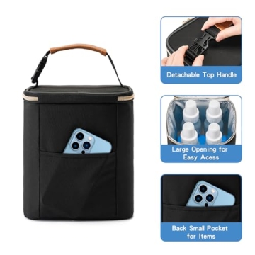 Premium BABEYER Breastmilk Cooler Bag with Ice Pack