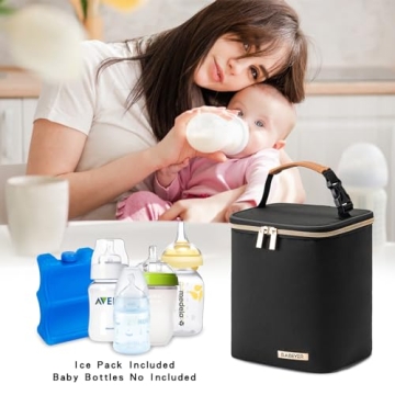 Premium BABEYER Breastmilk Cooler Bag with Ice Pack