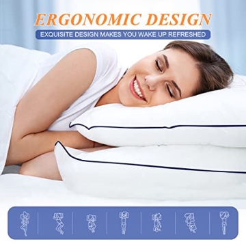 MZOIMZO Cooling Bed Pillows for All Sleepers - Set of 2