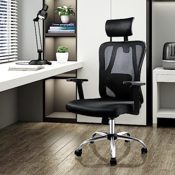 LYJFBD Ergonomic Office Chair for Comfort and Style