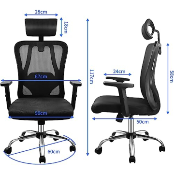 LYJFBD Ergonomic Office Chair for Comfort and Style