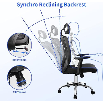 LYJFBD Ergonomic Office Chair for Comfort and Style