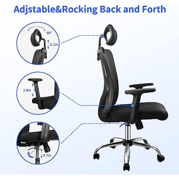 LYJFBD Ergonomic Office Chair for Comfort and Style