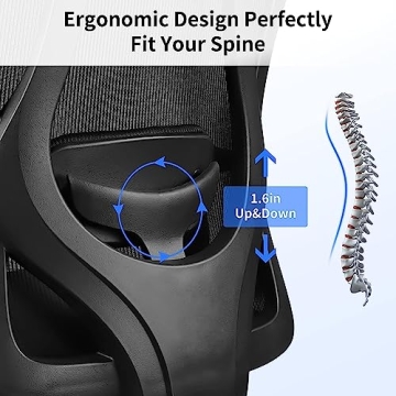 LYJFBD Ergonomic Office Chair for Comfort and Style